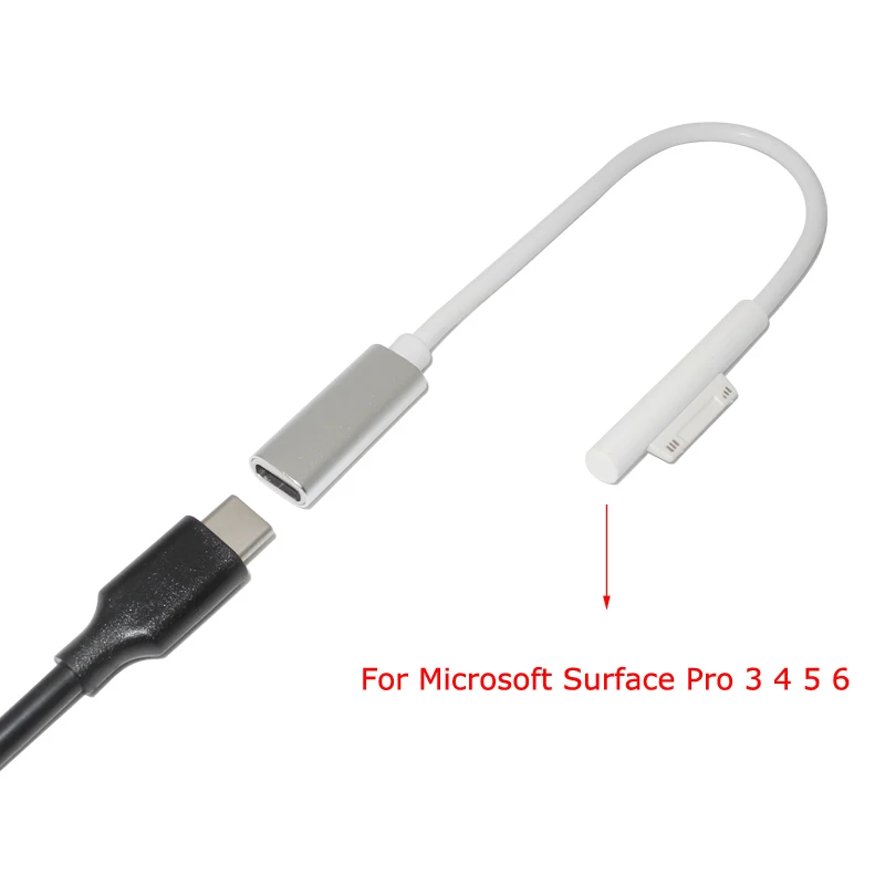USB Type C Adapter for Microsoft Surface Pro 3 4 5 6