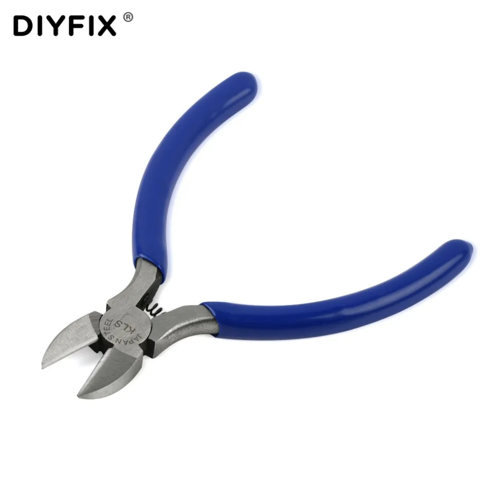 

DIYFIX 4.6" Diagonal Side Cutting Pliers Manually Stripping Pliers Electrical Wire Cable Cutters Snips Flush Nipper Hand Tools