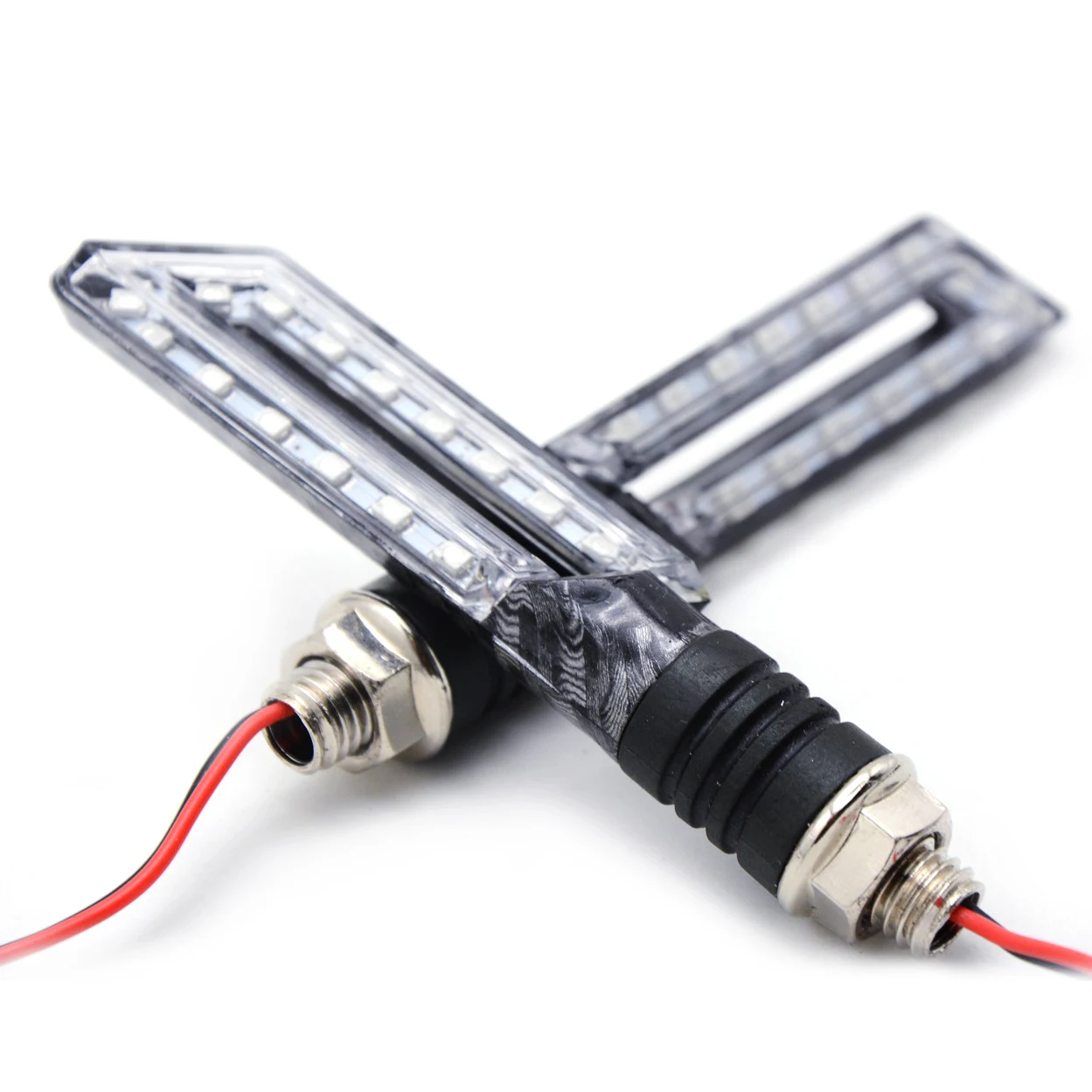 Мотоцикл LED поворотник гибкий индикатор янтарный свет для DUCATI 750 1000 Monster M900 1100 400 620