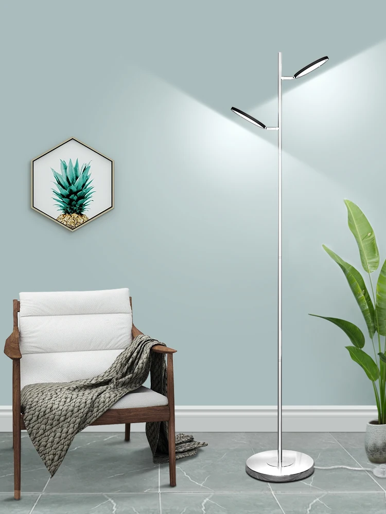 Double head led eye lamp floor lamp living room bedroom study Nordic