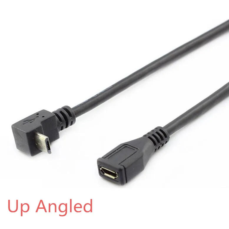 Микро USB 2 0 5Pin папа к гнезду удлинительному разъему адаптер длинный разъем 90