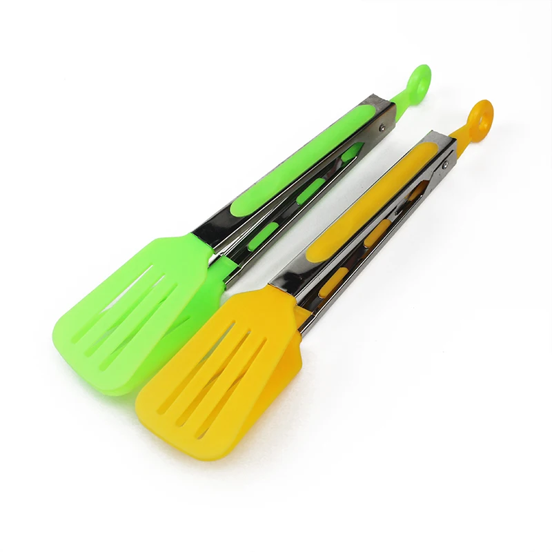 

ZOPHIL 1PCS Kitchen Accessories Random Color Tongs Lock Barbecue Clip Clamp Cooking Supplies Stainless Steel Food Tongs