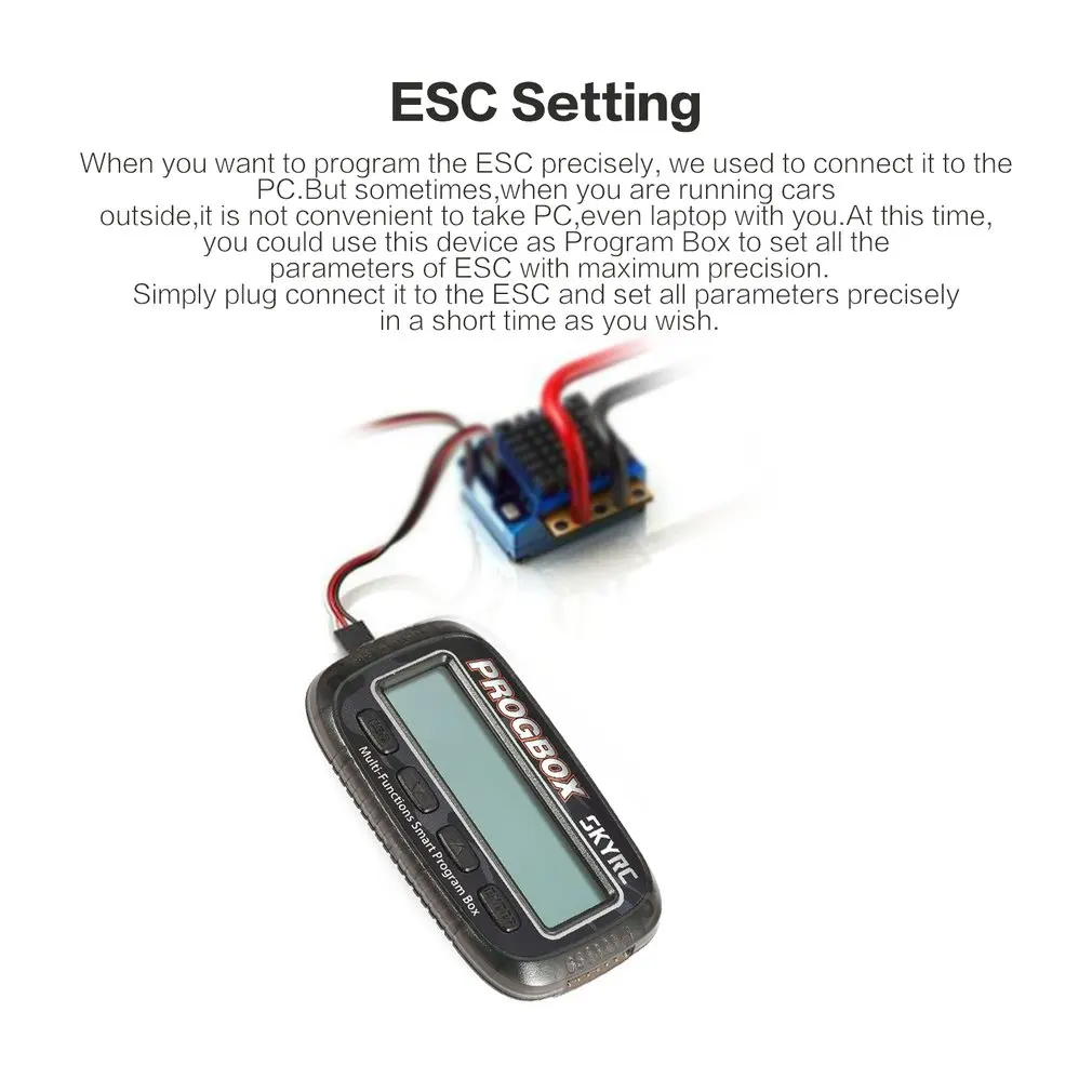 SKYRC 6 в 1 PROGBOX программный ящик для радиоуправляемой модели ESC установка серводвигателя КВ/об/мин тестер Lipo батарея монитор SK-300046 RC аксессуары