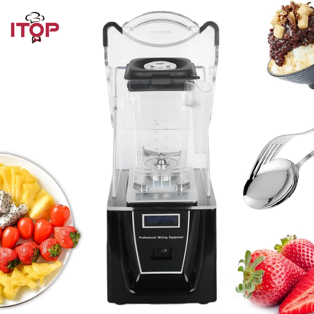 ITOP Commercial Professional Blender With Sound Cover Powerful Juicer