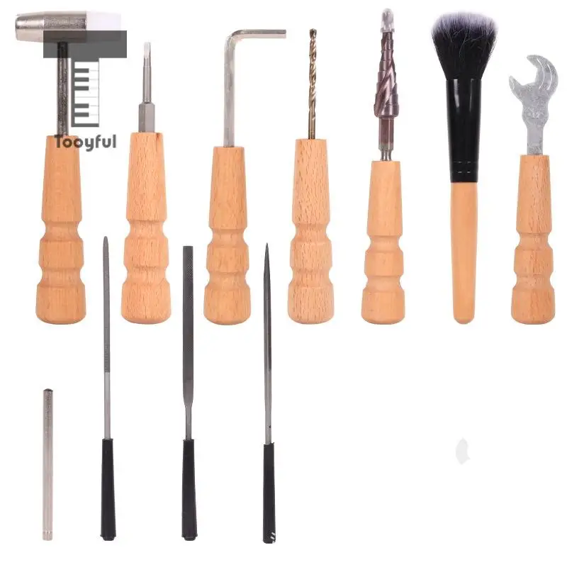 Tooyful 1 Set Guitar Bass Mandolin Banjo Care Kits Repair Clean Maintenance Tools for Luthier Guitarist DIY Tools