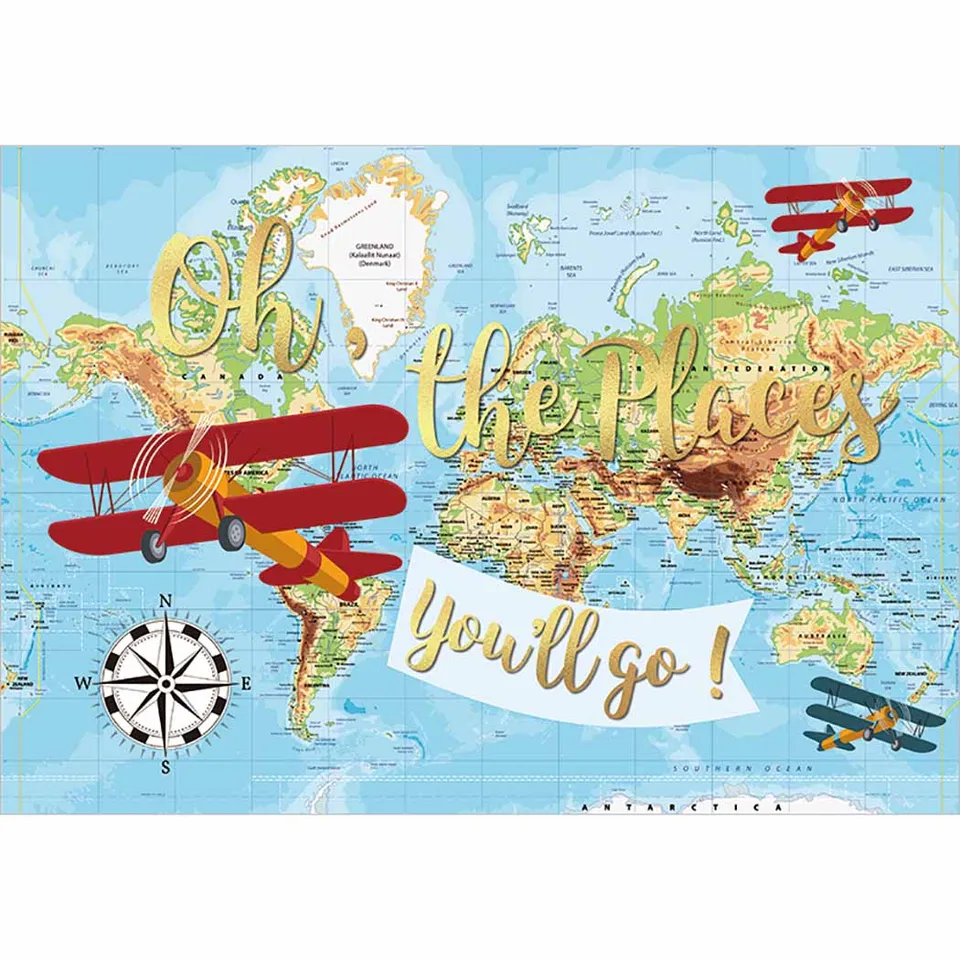 Funnytree Background Photo Studio Mapa Do Mundo Plano De Viagem Tema Festa De Aniversario Personalizado Fotografia Fundo Photozone Photophone Aliexpress