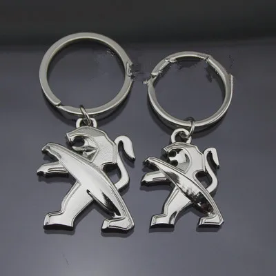 Commercio all'ingrosso Peugeot metallo anello chiave dell'automobile del regalo Commercio all'ingrosso Peugeot metallo anello chiave dell'automobile del regalo
