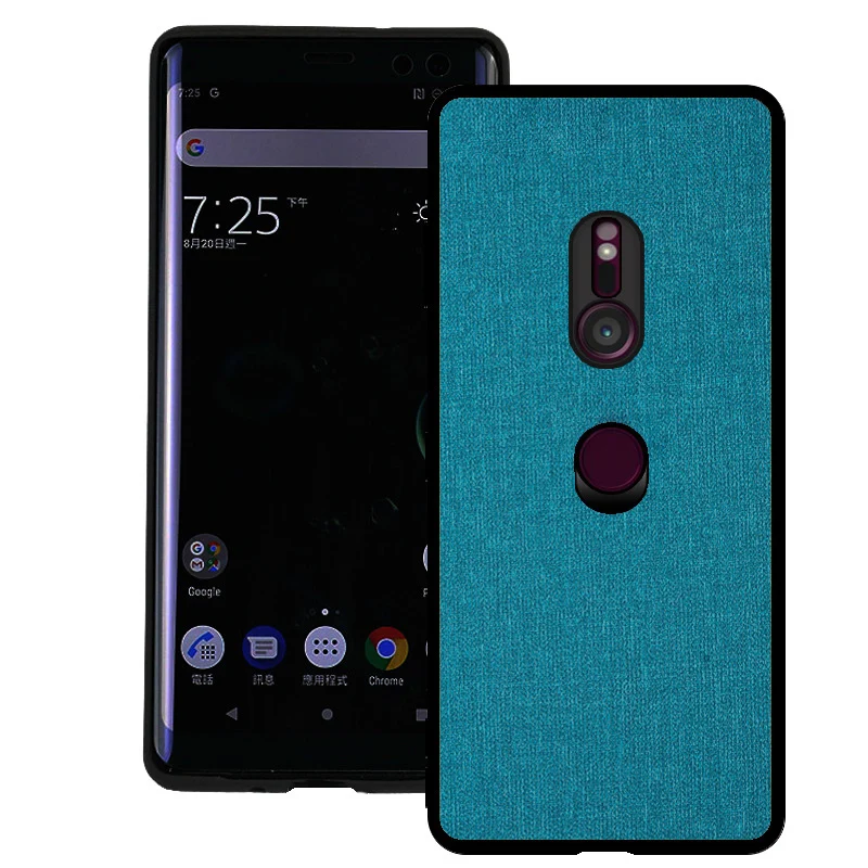 Cases For Sony Xperia XZ3 case Cotton Fabric Soft Silicon