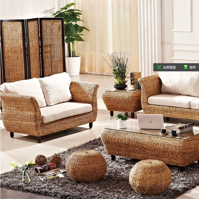 Used wicker sale sofa