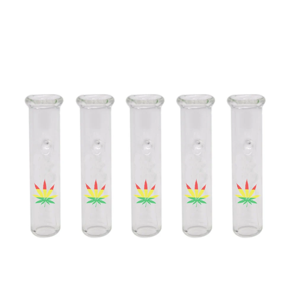 

5PCS Smoking Mouth-tips Glass Reusable Filter Tips Mouth-tips Glass Cone Artist Mouth Tips