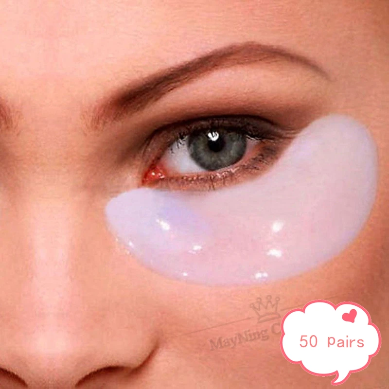 50 пар глаз патчи для глаз уход глаз мешок удаления против морщин Темный Круг Remover Антивозрастной уход за кожей маски