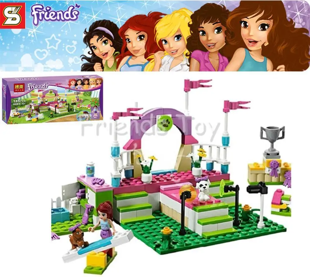

183pcs Girls Friends Set Mia Pet Show Building Brick Blocks Minifigures Play House Gift Toys Compatible With Legoe I3065