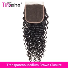 Perruque Lace Closure brésilienne naturelle Remy – Tinashe, cheveux bouclés, 4x4 pouces, Swiss Lace Closure, Transparent HD