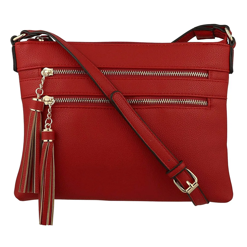 MUQGEW женские вешалки однотонные кисточки сумки на плечо Дизайн Женские сумки Tote сумка на плечо сумка-мессенджер белый красный черный