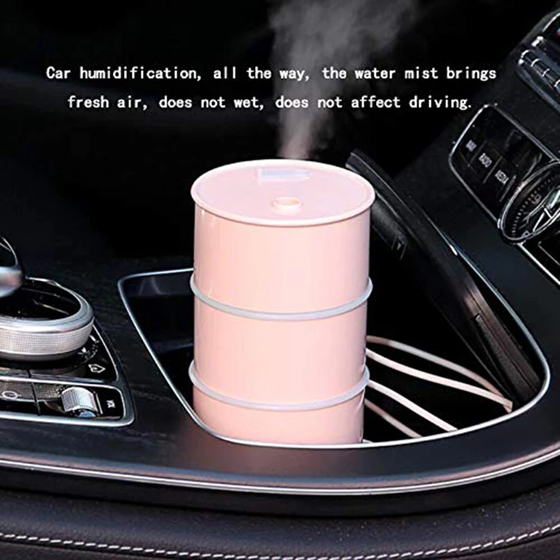 

175ML New Exotic Oil Drum Humidifier Mini Three-in-One Desktop USB Air Humidifier Gifts drop Shipping