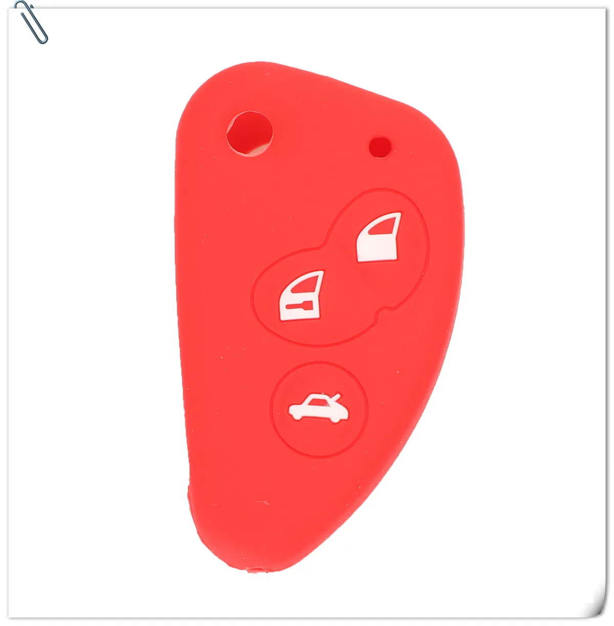 Keyforkess 30pcs 2/3 pulsanti copertura chiave auto in gomma siliconica per Alfa Romeo 147 166 156 JTD TS GT protezione custodia pieghevole pieghevole -