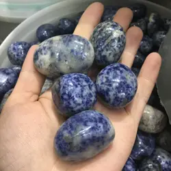 Натуральный Синий точечный яшма Кристалл обрушился рок кристалл sontes для украшения