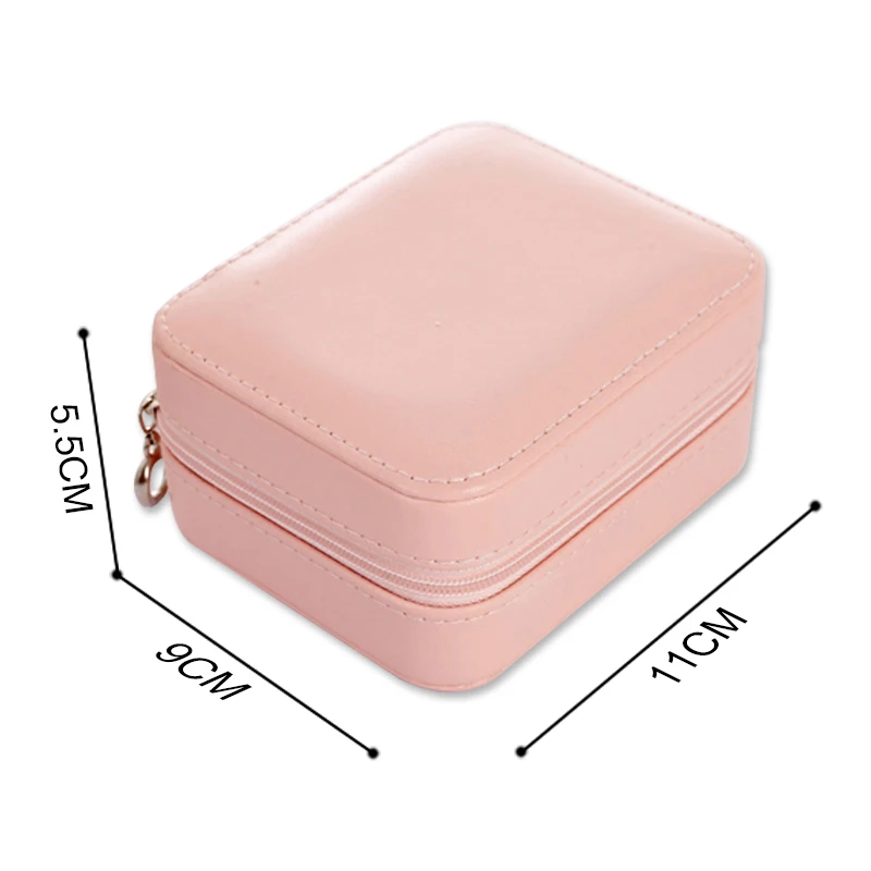 Mini Portable De la joyería caja, Organizador cosmético, Maquillaje anillo pendiente bolsa De viaje, Organizador De Maquillaje, PU cajas de almacenamiento Mini Portable De la joyería caja, Organizador cosmético, Maquillaje anillo pendiente bolsa De viaje, Organizador De Maquillaje, PU cajas de almacenamiento