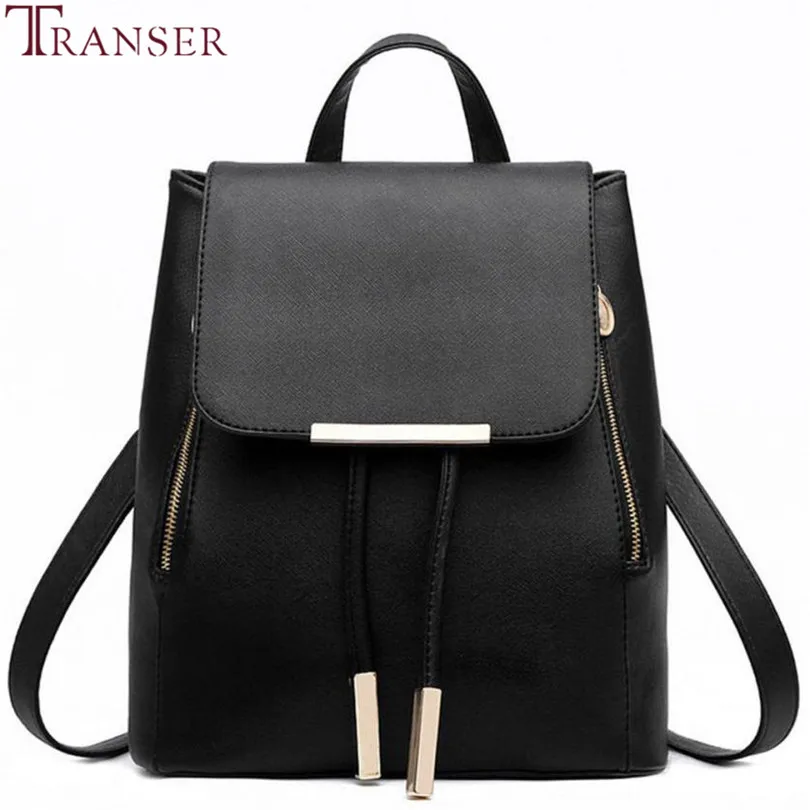 

Transer Fashion Women Leather Backpacks Schoolbags Travel Shoulder Bag Mochila High-capacity backpack drop shipping wu3 30