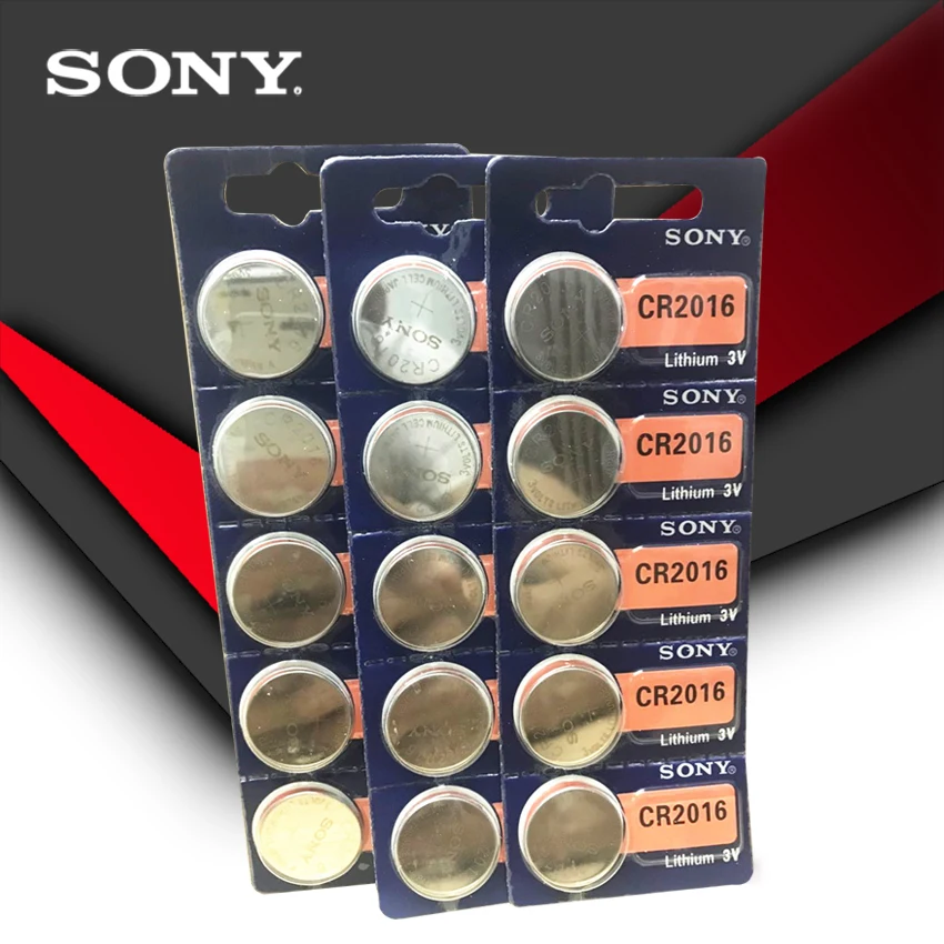 15 шт./лот SONY 3V литиевая батарея для монет DL2016 KCR2016 CR2016 LM2016 BR2016 Высокая плотность энергии|Часовые батарейки| | АлиЭкспресс