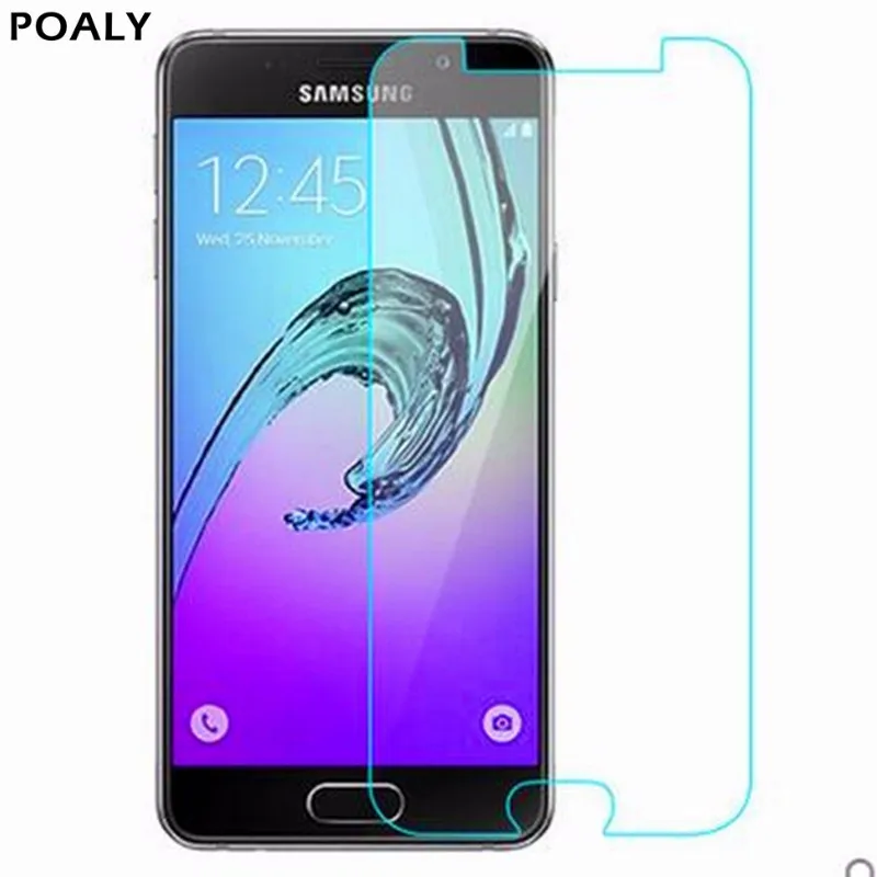 

(POALY) For Samsung A3 2016 Tempered Glass For Samsung Galaxy A3 2016 A310 A310F SM-A310F Glass Screen Protector Glass Film