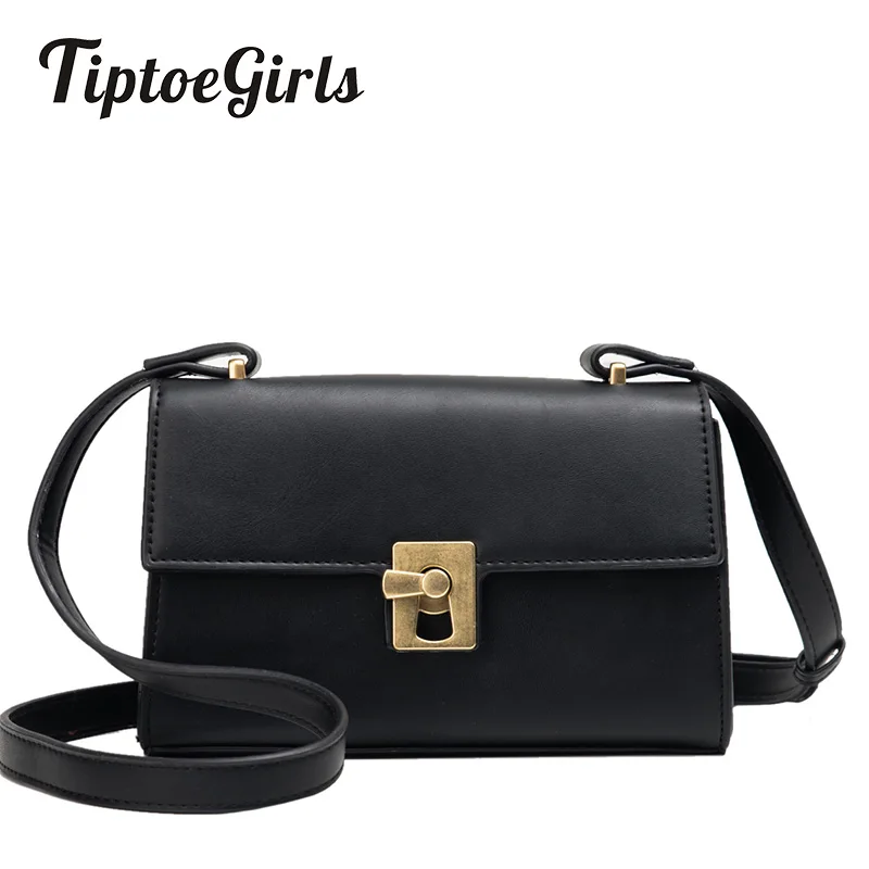 

Simple Personality Lock Lock Small Square Bag Female New Fashion Shoulder Bag Casual Wild Messenger Bag