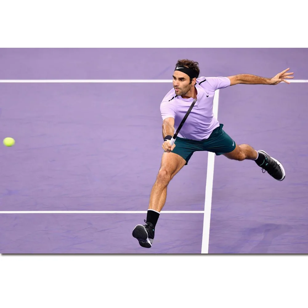 Roger Federer теннисисты спорт звезда Искусство Шелковый тканевой плакат с принтом 20x30 32x48 дюймов стены картины комнаты украшения