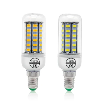 

SMD 5730 LED Corn Bulb E27 E14 B22 G9 GU10 Lamp Chandelier Spotlight 24 36 48 56 69 72 LEDs Home Decoration Lightme AC 220V