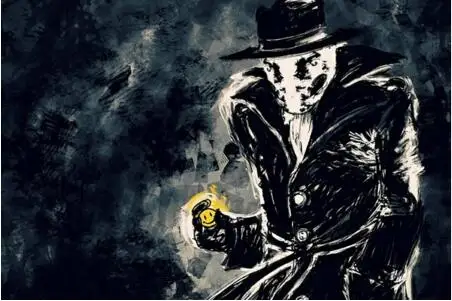 Watchmen Rorschach Sketch style Movie Art Print Silk Poste Wall 12x18' 24x36' 24x48' | Дом и сад