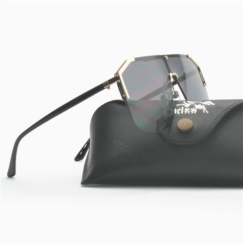 Новинка, солнцезащитные очки больших размеров, женские дизайнерские солнцезащитные очки с большой оправой, женские прозрачные очки черного цвета, UV400 NX - Цвет линз: black