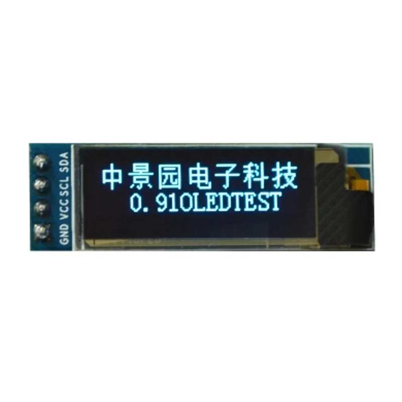 Для Arduino SSD1306 IEC OLED модуль ЖК-дисплея 0,91 дюймов 128x32 IIC Серийный синий 0,9" 12832 ЖК-экран