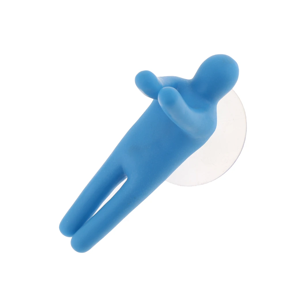 Suction Cup Hanging Kids Toothbrush Key Holder Hanger Hook & Bathroom Organizer Home Wall Hanging Decorative Hook 