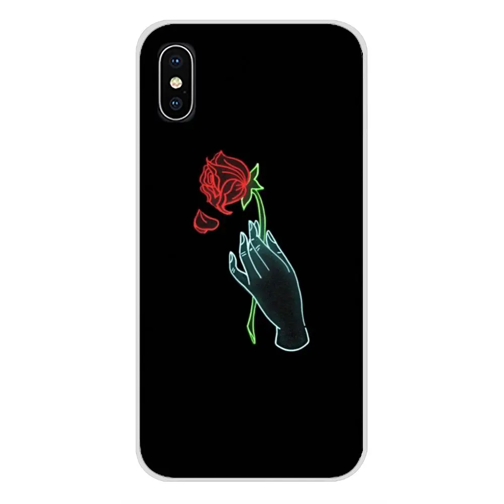Чехол для телефона красивая Роза рука в руку любовь пары для samsung Galaxy S4 S5 MINI S6 S7 edge S8 S9 S10 Plus Note 3 4 5 8 9