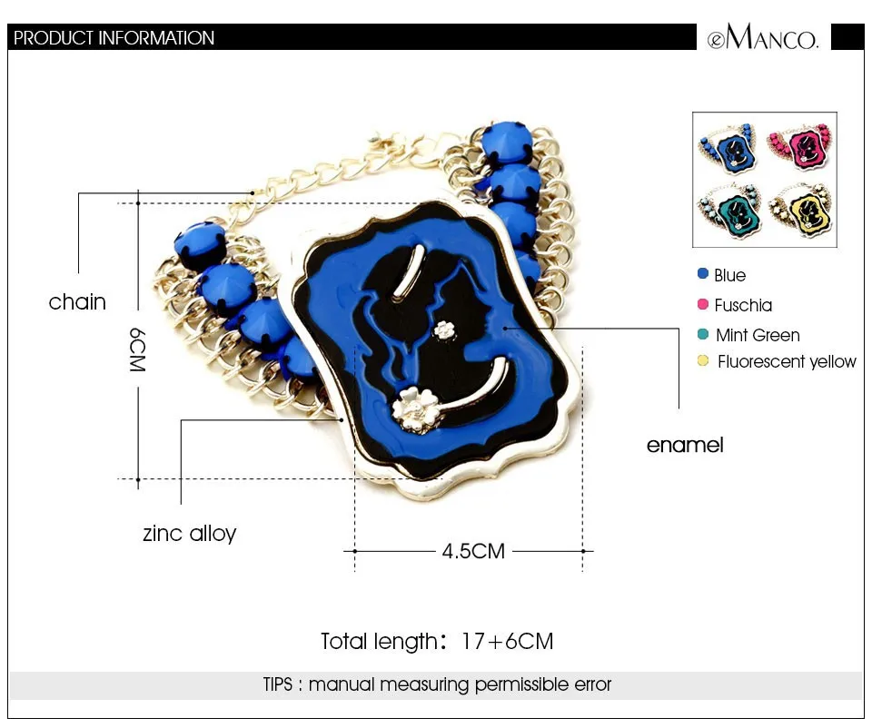 Многоцветный акриловые тег цинковый сплав застежками и крючки пряжки унисекс браслет роскоши eManco марка мода pulseiras BL03870