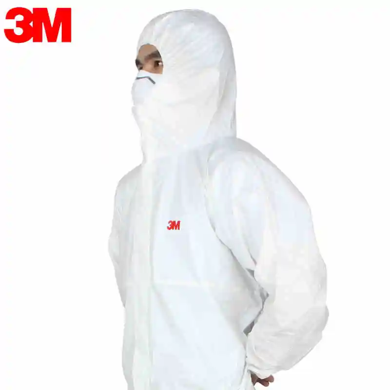 3M 4545 рабочий Защитный Комбинезон химической защиты напыление пестицидов покраска излучения Пылезащитная Одежда дышащая удобная