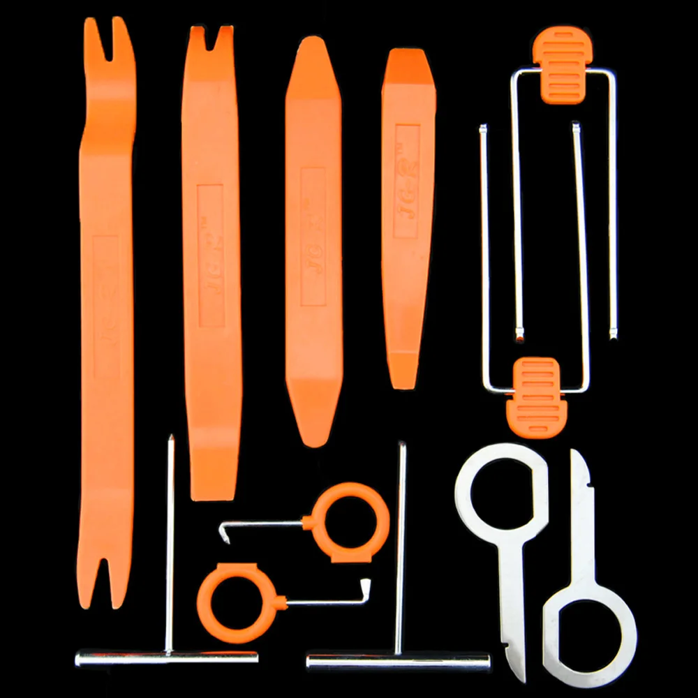 

12pcs Portable Plastic Car Audio Dashboard Removal Tool Door Clip Pry Refitting Hand Tool Re[airing Sets