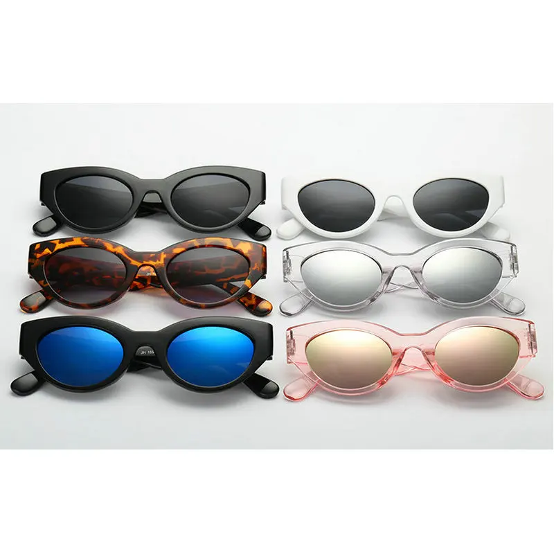 

MINCL/Women fashion Sunglasses Small Round Sunglasses Ladies Brand Designer Sexy Cat glasses Star Fashion SunGlass FML