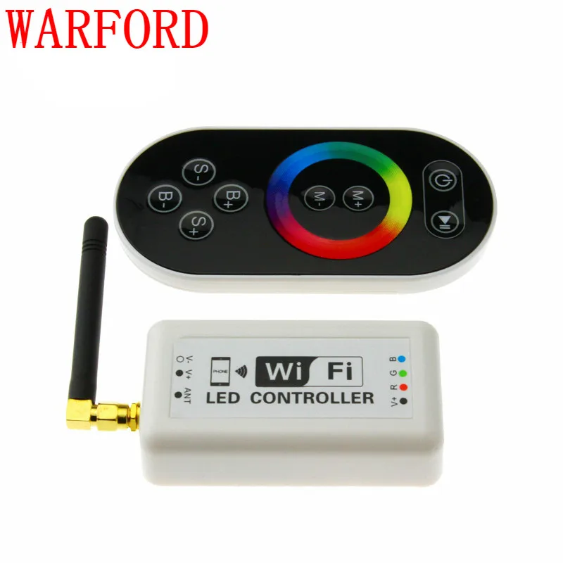

wifi 370 16 millions color RGB WIFI LED controller with remote,Group or timing control magic color rgb controler
