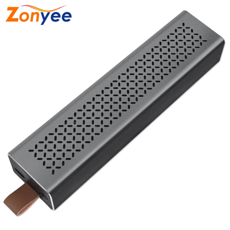 

Portable Wireless Loudspeaker Clear Surround Sound Metal Stereo Outdoor Cuboid Bluetooth Speaker Bass Subwoofer Soundbar Black