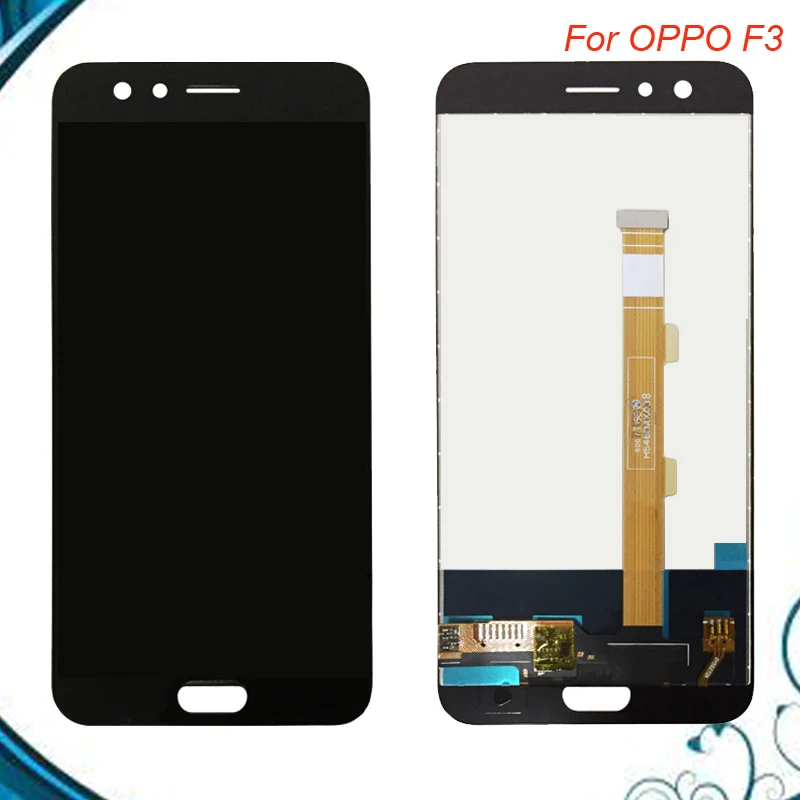 100% протестированный хорошо для OPPO F3 ЖК-дисплей + сенсорный экран дигитайзер