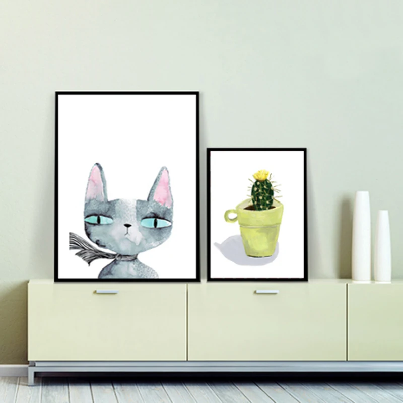 Modern-Nordic-Animals-Canvas-Painting-Watercolor-Painting-Poster-Pop-Wall-Pictures-for-Living-Room-Wall-Art (1)