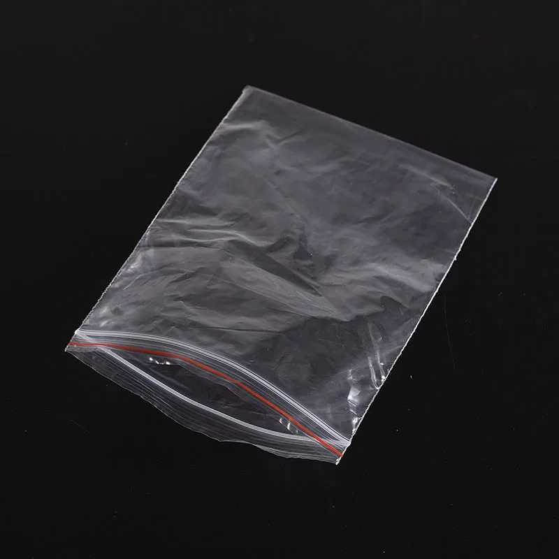 0 : Buy 100Pcs Hot Sale Jewelry Ziplock Zipped Lock Reclosable Plastic Poly Clear ...