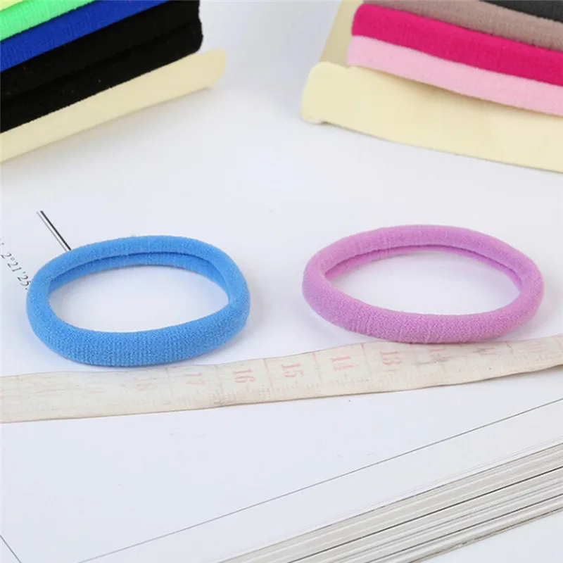 8PCS/LOT Women Girls Hair Band Ties Hair Accessories Girls Hairwear Colorful Elastic Rope Ring Hairband Ponytail Holder 5.5 CM