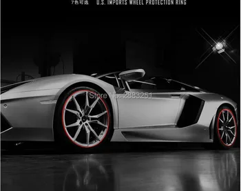 

8M Car Styling Car Wheel Hub Sticker Decorative Strip for Buick regal gs excelle encore lacrosse emblem rendezvous Accessories