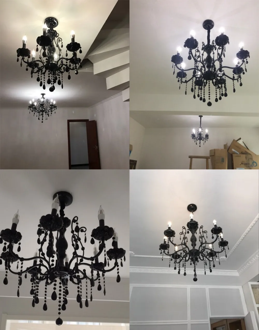 Us 250 75 15 Off Modern Black Chandelier Bedroom Classical Crystal Chandeliers Vintage China Lighting Wrought Iron Chandelier Living Room Lamps In
