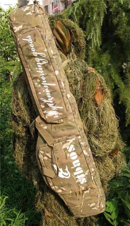 

Tactical carry case 1.2m long rifle gun slip double hunting bag free shipping CP,Black,Khaki