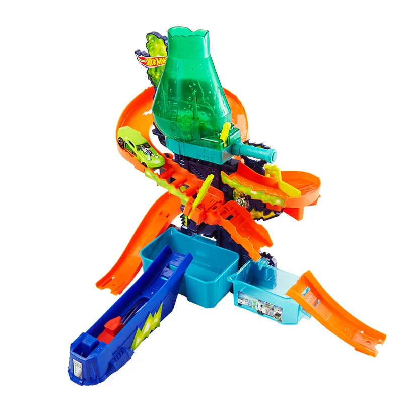 Hot Wheels Обесцвечивающий автомобиль научная лаборатория трек Образовательные