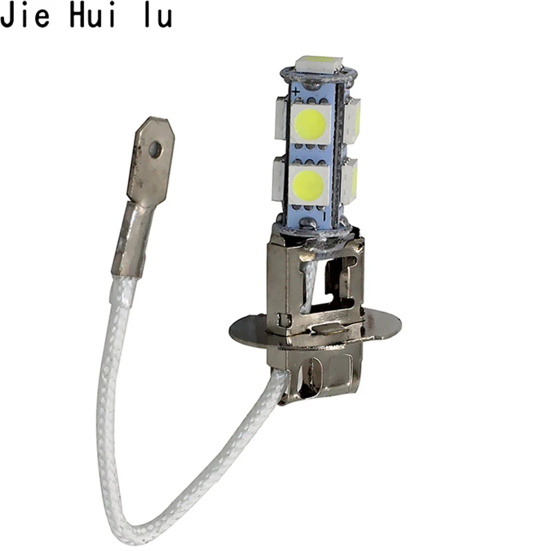 

2pcs H3 H1 5050 SMD LED White Fog Light Bulb For Car Bulb Car Tail DRL Head Car Light Lamp Bulb DC 12 Car Light Bulb