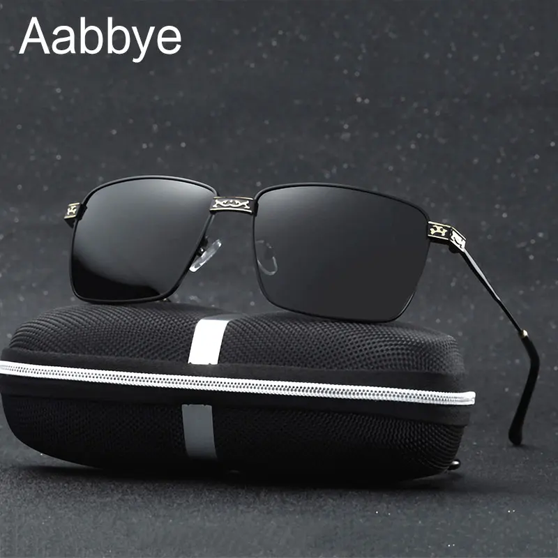 

Aabbye Polarized Sunglasses Men Classic Driveing Sun Glasses Mens Rectan Glasses Night Vision Eyeglasses