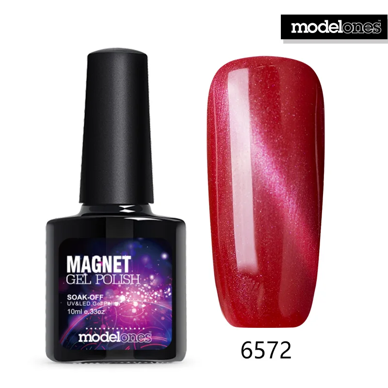 Modelones beauty Cat Eyes Colorful Soak Off UV Gel Nail Long-lasting Polish Magnetic Cat Eyes Gel Lacquer